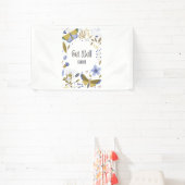 Get Well Soon Blues 2.5x4 Vinyl Spandoek (Insitu)