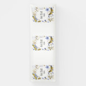 Get Well Soon Blues 4x12 Vinyl Banner (Verticaal)