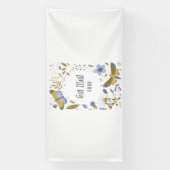 Get Well Soon Blues 4x8 Vinyl Banner (Verticaal)