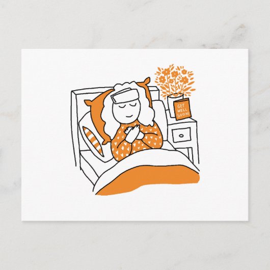 Get well soon briefkaart (Voorkant)