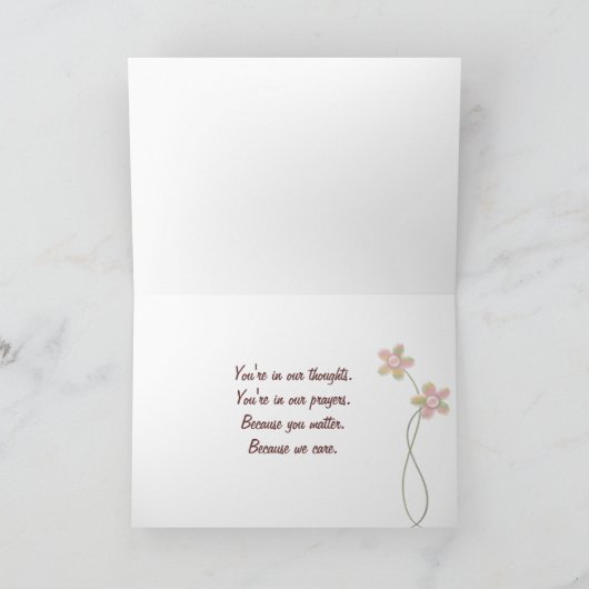 Get Well Soon Butterflies  Kaart (Binnen)