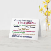 Get Well Soon Card Kaart (Gele Bloem)