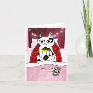 Get Well Soon Cat Card Notitiekaartje