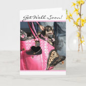 Get Well Soon Chihuahua Dog wenskaart Kaart (Gele Bloem)