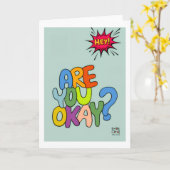 Get Well Soon - Comic Art Design Kaart (Gele Bloem)