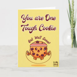 Get Well Soon - Cute Cookie Card Kaart