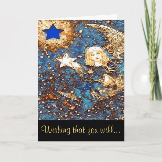 Get Well Soon - Doe een wens Kaart (Voorkant)