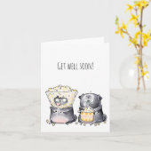 Get Well Soon film avondkaart Kaart (Gele Bloem)