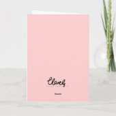 Get Well Soon Flowers Kaart (Achterkant)