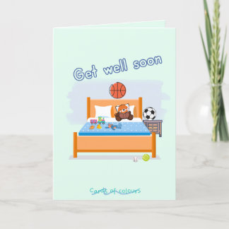 Get well soon greeting card feestdagen kaart