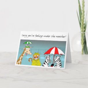 Get well soon greeting card kaart