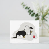 Get Well Soon - Hondenhoofdkegel Briefkaart (Staand voorkant)