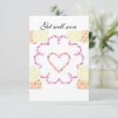 Get Well Soon Kaart (Staand voorkant)