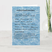 Get Well Soon Kaart voor zwemmers - Funny DQ Recov (Voorkant)