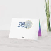 Get Well Soon Mandala in regenboogkleuren Kaart (Achterkant)