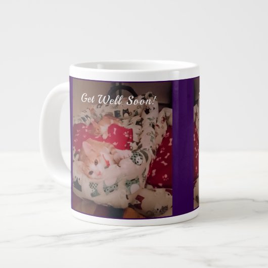 Get Well Soon!  Mug for Cat Lovers  Grote Koffiekop (Links)