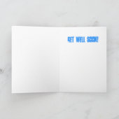 Get Well Soon Patch Beer Kaart (Binnen)