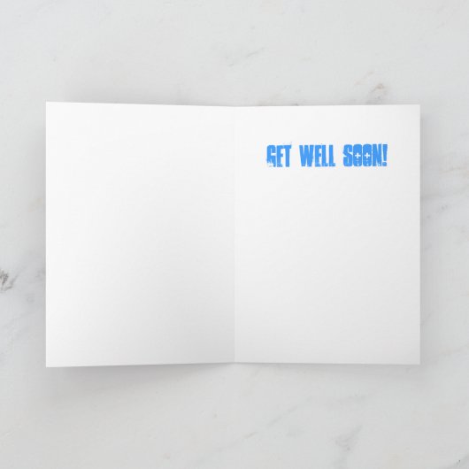 Get Well Soon Patch Beer Kaart (Binnen)