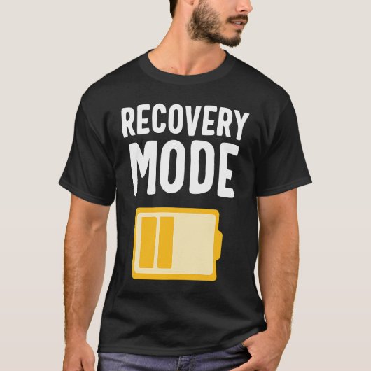 Get Well Soon Recovery Mode is On Post Surgery T-shirt (Voorkant)
