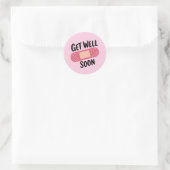 Get Well Soon Ronde Sticker (Tas)