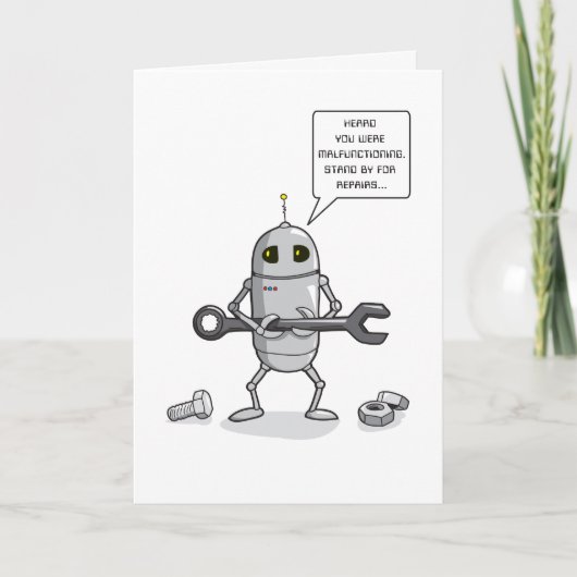 "Get Well Soon" Wenskaart - 5x7 Kaart (Voorkant)