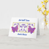 `Get Well Soon'  wenskaart Kaart (Gele Bloem)