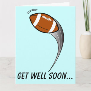 Get Well Teammate van Football Team Big Kaart