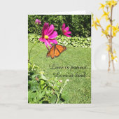 Get Well Wenskaart-LoveIsPatient Kaart (Gele Bloem)