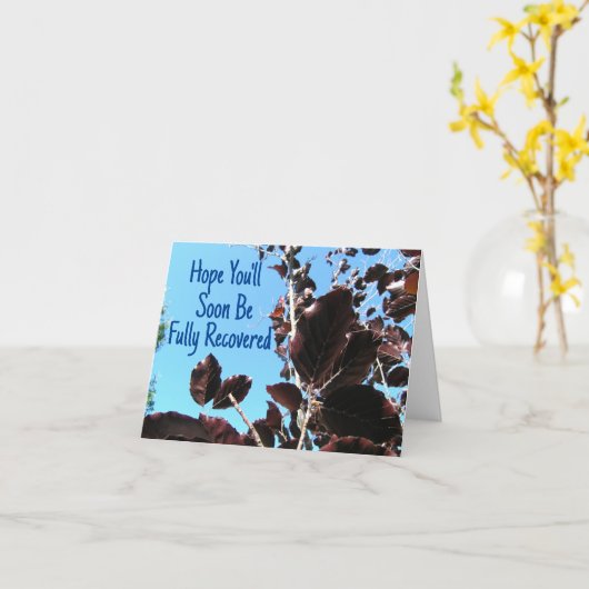Get Well Wishes Card Kaart (Gele Bloem)