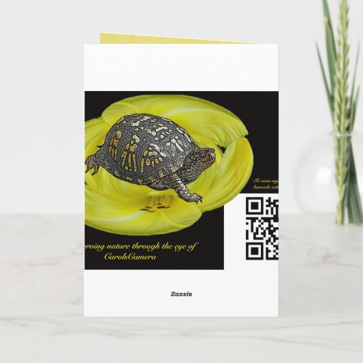 Get Well Yellow Moth Orchids - Phalaenopsis Kaart (Achterkant)