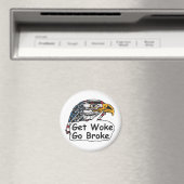 Get Woke Go Broke Magneet (Insitu (Vaatwasser))