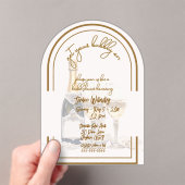 Get Your Bubbly On Wedding Shower Acryl Uitnodigingen (Insitu (Draagbaar))