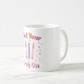 Get Your Cray On - Fun Mug for Artists, Teachers Koffiemok (Voorkant rechts)