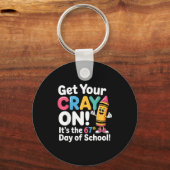 Get Your Cray On It's The 67 Th Day Of School 67 M Sleutelhanger (Voorkant)