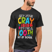 Get Your Crayon It's The 100th Day of School T-shirt (Voorkant)
