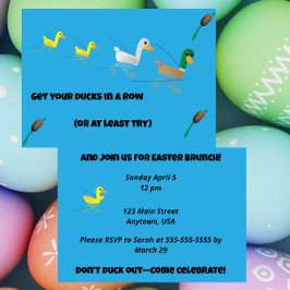 Get your Ducks in a Row for Brunch Kaart