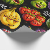 Get your fruit and veg premium wrapping paper make cadeaupapier (Hoek)