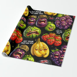 Get your fruit and veg premium wrapping paper make cadeaupapier