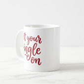 Get Your Jingle On Festive Christmas Mug Koffiemok (Voorkant links)
