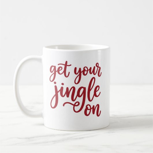 Get Your Jingle On Festive Christmas Mug Koffiemok (Links)