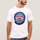 Get your Kicks on Route 66 T-shirt (Voorkant)