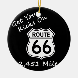 get_your_kicks op US Route 66 Keramisch Ornament