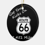 get_your_kicks op US Route 66 Keramisch Ornament (Links)