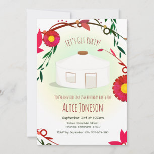 Get Yurty Birthday Uitnodiging