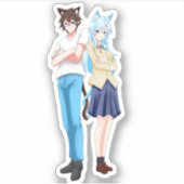 Geta-Kust-Medium Sticker (Voorkant)