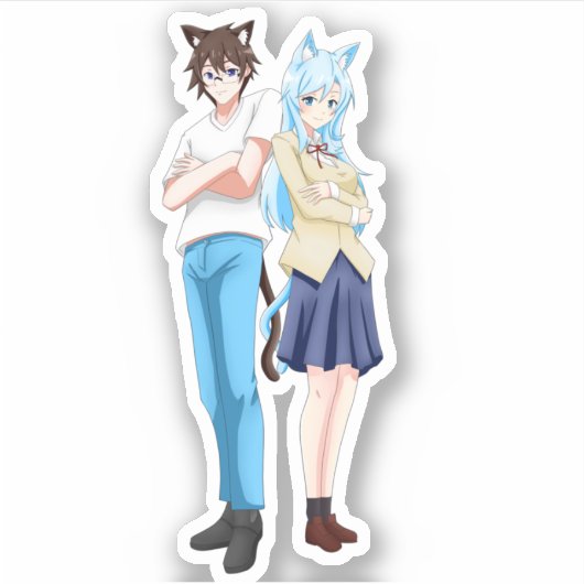 Geta-Kust-Medium Sticker (Voorkant)