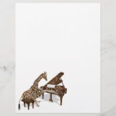 Getalenteerde Giraffe Plays Grand Piano (Voorkant)