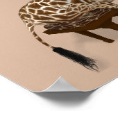 Getalenteerde Giraffe Plays Grand Piano Poster (Hoek)