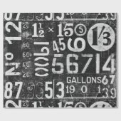 getallen die papier voor ontkoppeling gebruiken (Vlak)