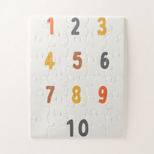 getallen. Puzzel Kinder Oversized Legpuzzel